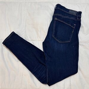 Express Women's Skinny Jeans in Deep Blue